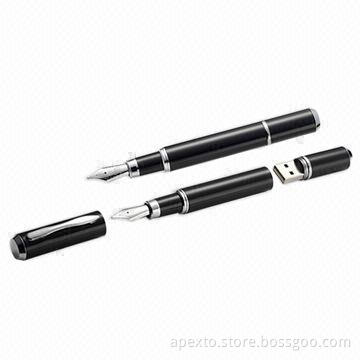 Pen USB Flash Drives with 10-year Minimum Data Retention, 512MB to 32GB Capacity